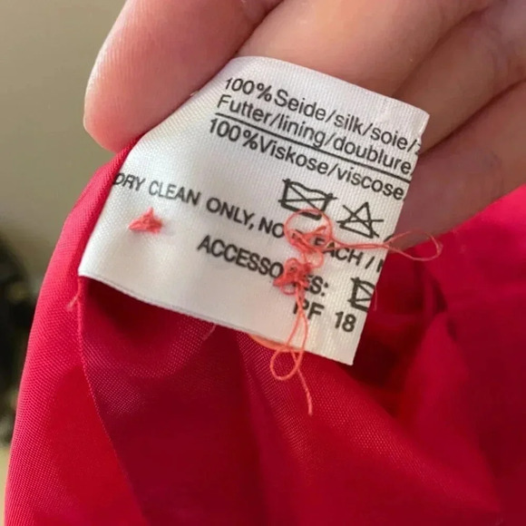 Louis Feraud 80s Vintage Pink 100% Silk Belted Sun Statue Print Dress 10 - Picture 5 of 12